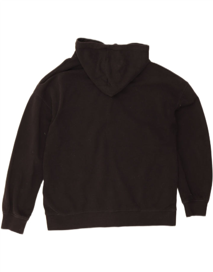 Essentials hættetrøje til kvinder med lynlås UK 14 Medium Sort bomuld