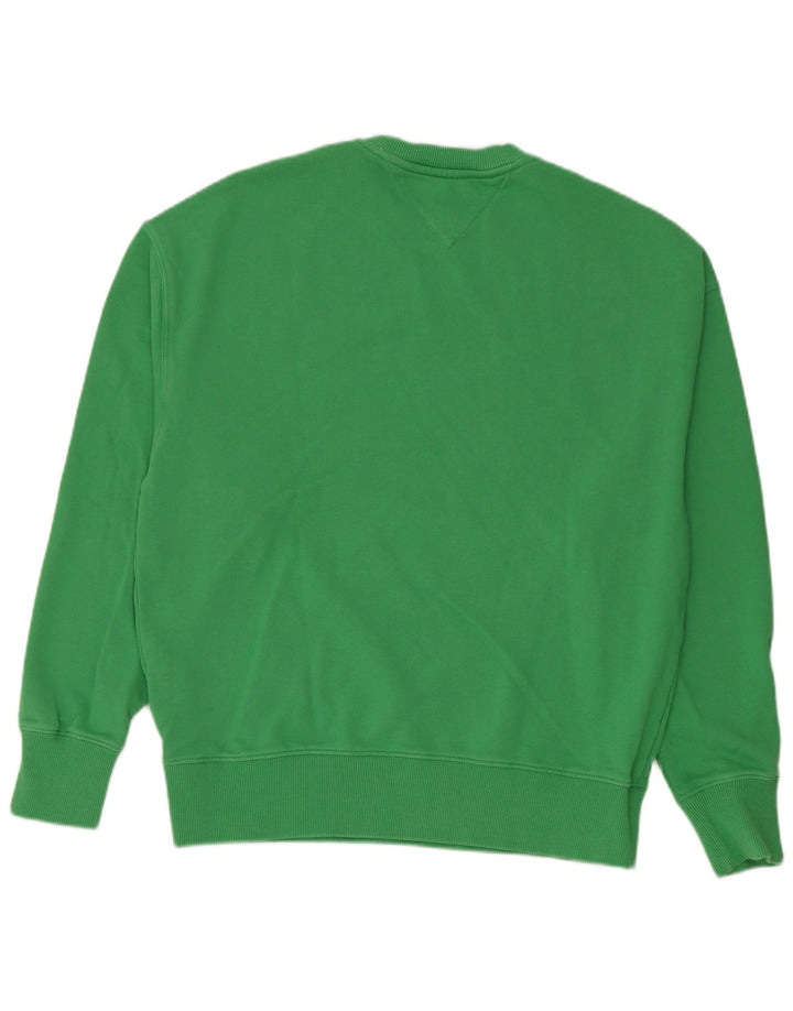 Tommy Hilfiger Herre Sweatshirt Jumper Lille Grøn Bomuld
