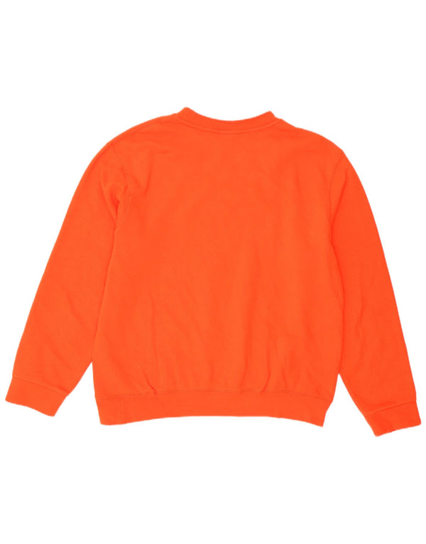 Sergio Tacchini Herre Sweatshirt Jumper Large Orange