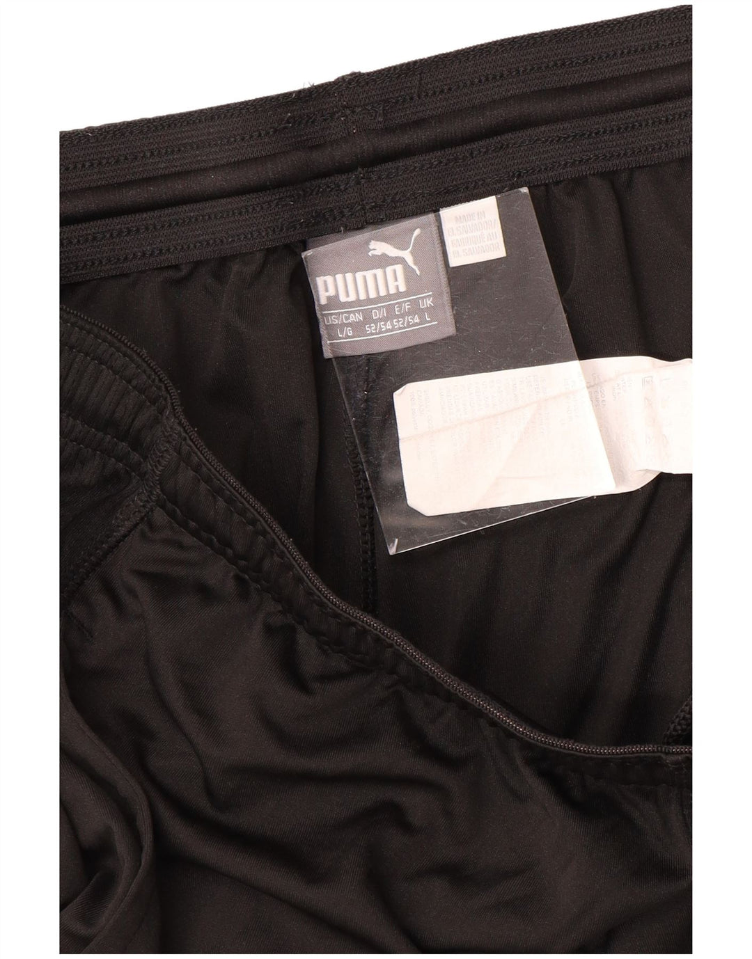 PUMA Sportshorts til mænd, store sorte polyester