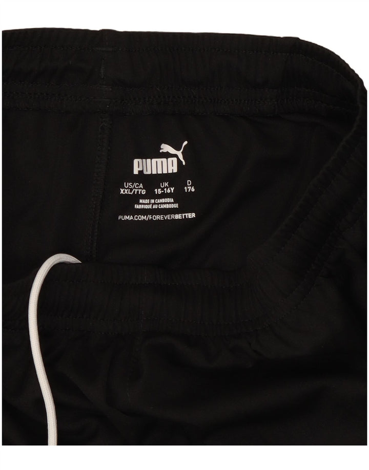 Puma Boys Sports Shorts 15-16 År Sort Polyester