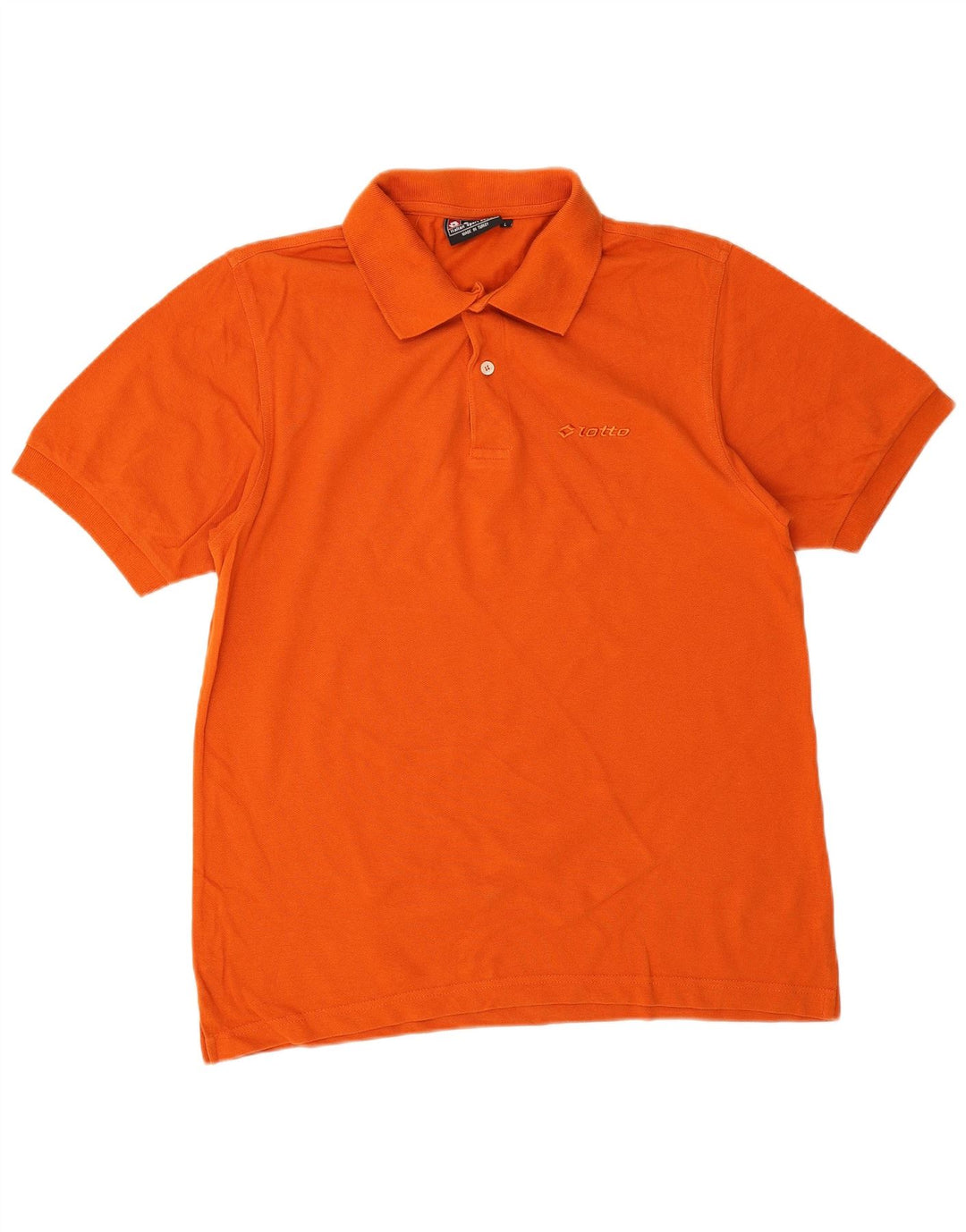 Lotto Herre Polo Shirt Stor Orange Bomuld