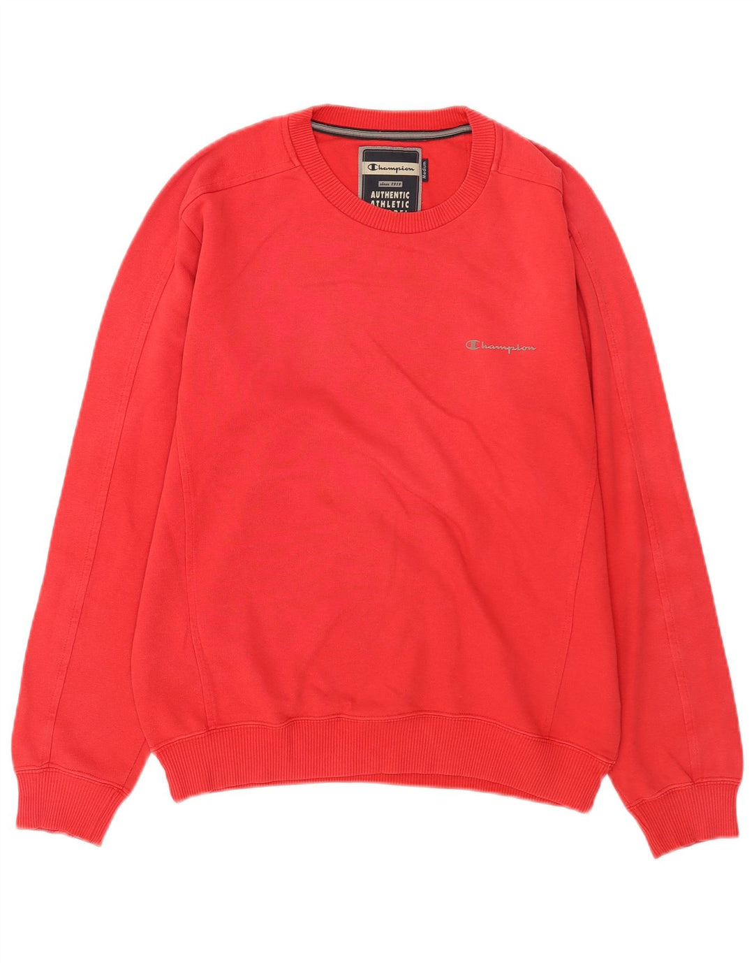 Champion Herre Sweatshirt Jumper Medium Rød Bomuld