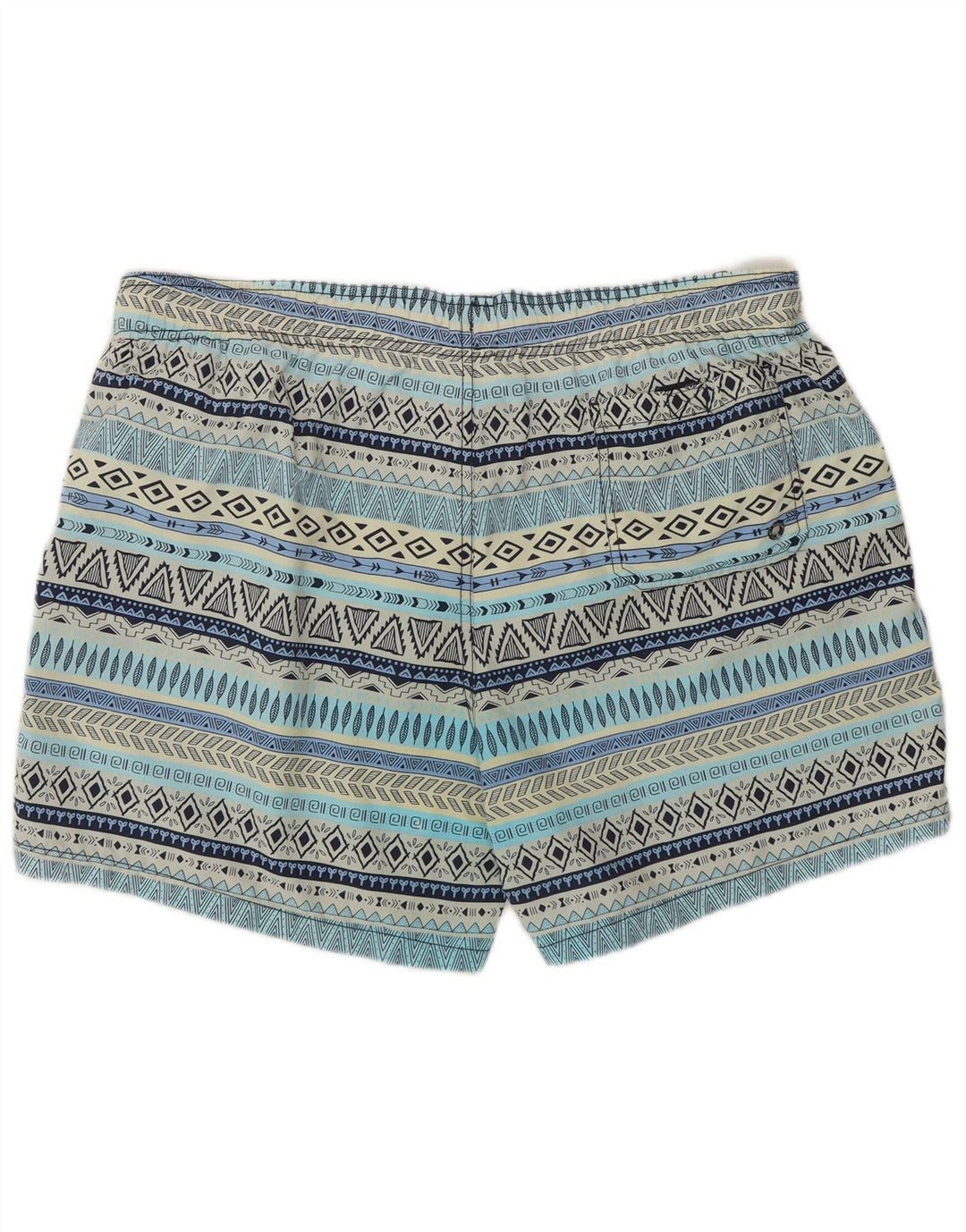 Maui and Sons Badeshorts til mænd 2XL blå geometrisk polyamid