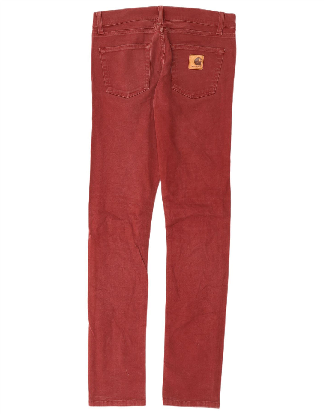 CARHARTT Slim Casual Bukser til kvinder W30 L34 Bourgogne bomuld