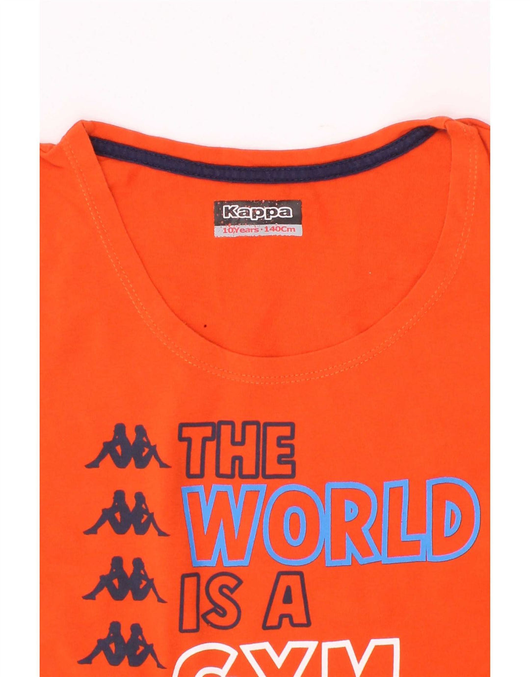 Kappa Boys Grafisk Vest Top 9-10 År Orange