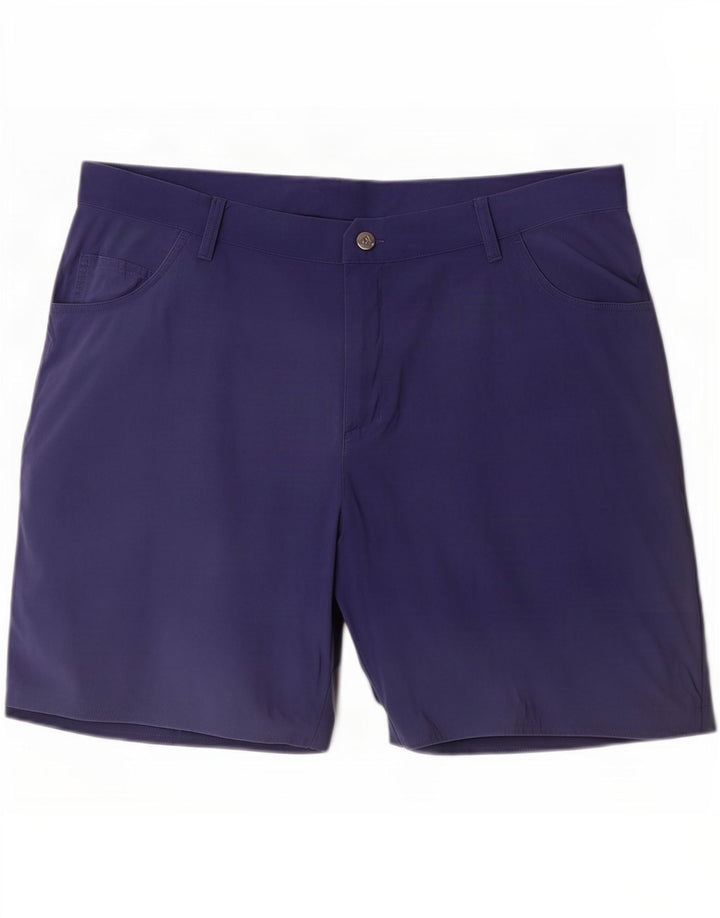 Adidas Casual Shorts til mænd W36 store blå nylon