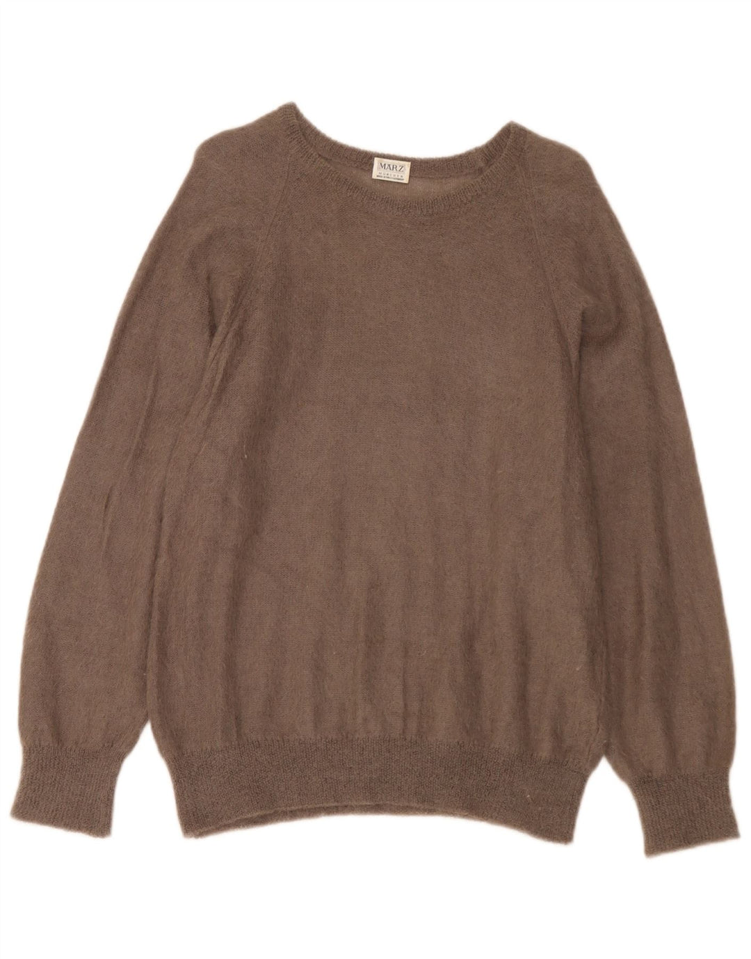 Marz Dame Boat Neck Jumper Sweater UK 16 Large Brown