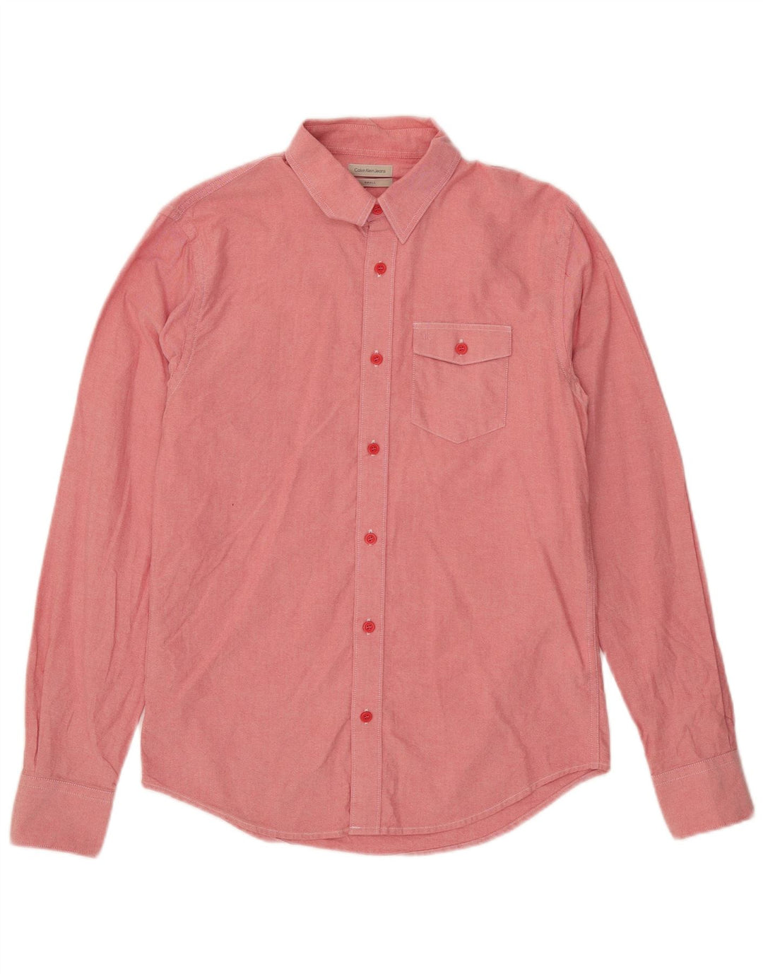 Calvin Klein Jeans Herreskjorte Lille Pink Bomuld