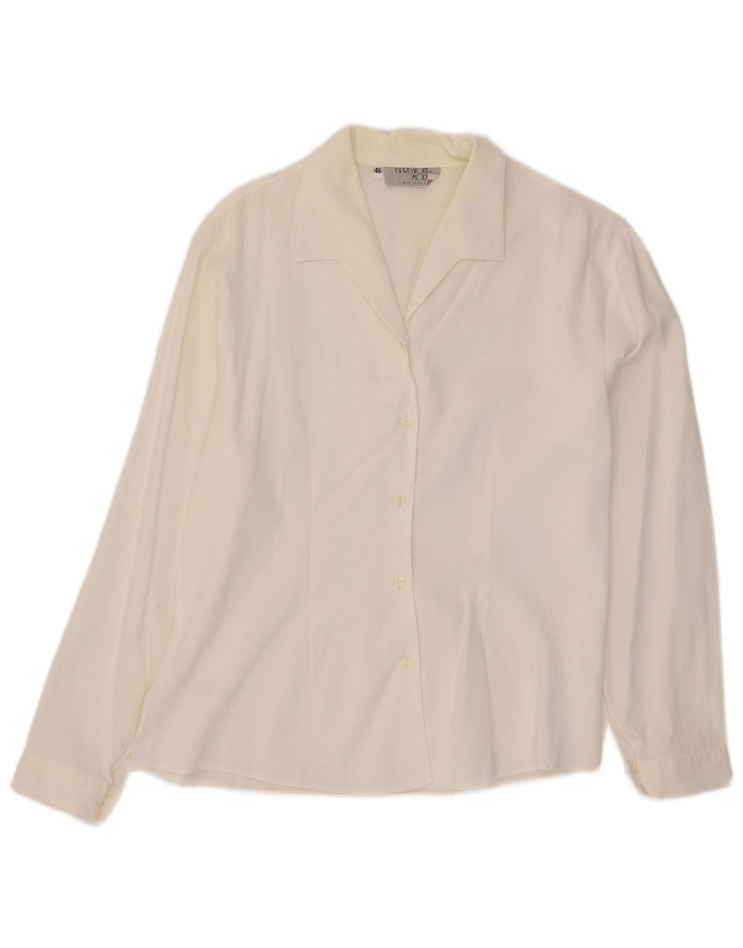 Vintage dameskjorte UK 16 Large White
