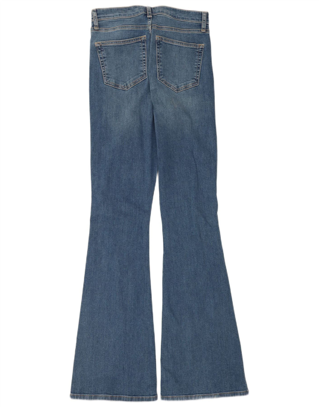Topshop Dame Jamie Flared Jeans W28 L34 Blå Bomuld