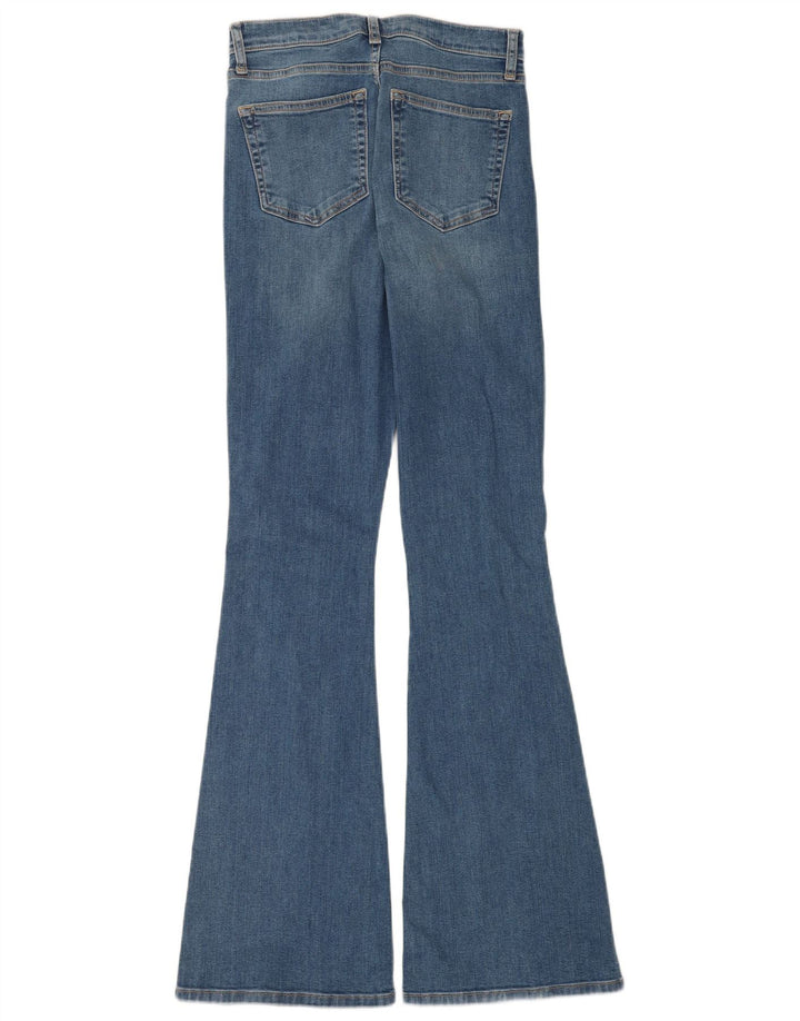 Topshop Dame Jamie Flared Jeans W28 L34 Blå Bomuld