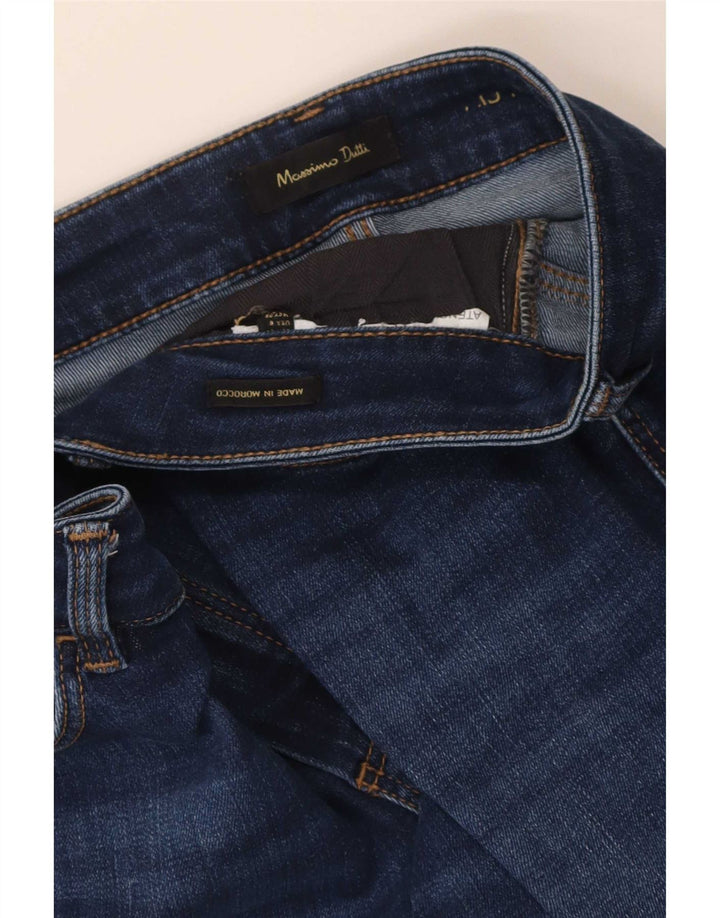 Massimo Dutti Dame Slim Jeans EU 38 Small W28 L26 Blå