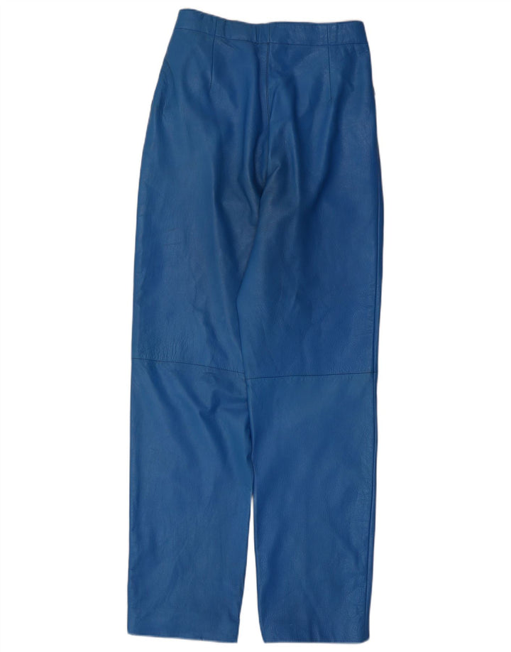 Vintage Dame Pegged Læderbukser IT 44 Medium W26 L30 Blå