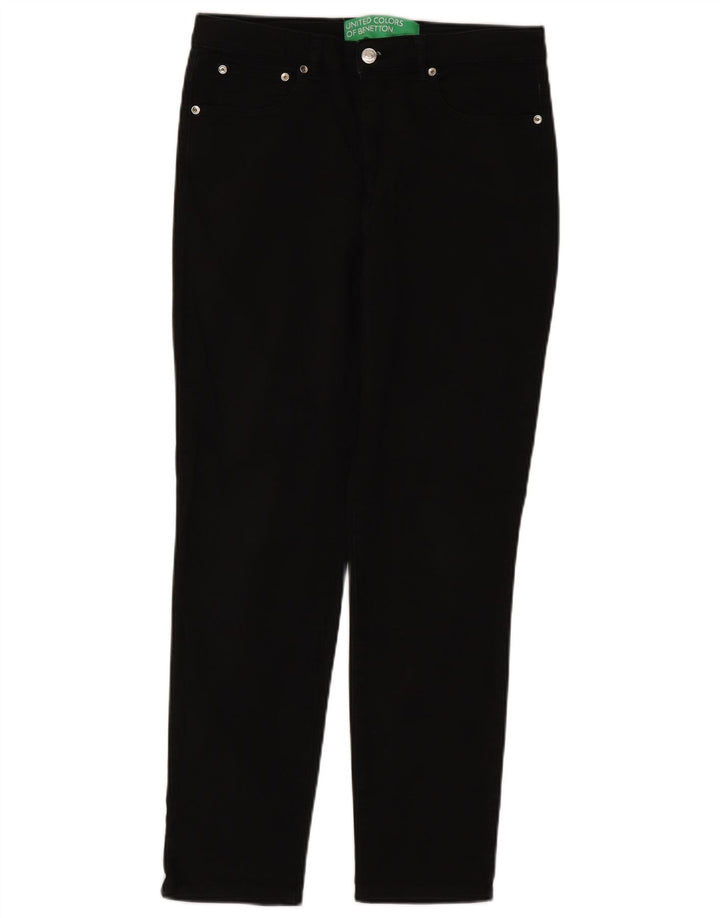 Benetton Dame Slim Casual Bukser W30 L27 Sort