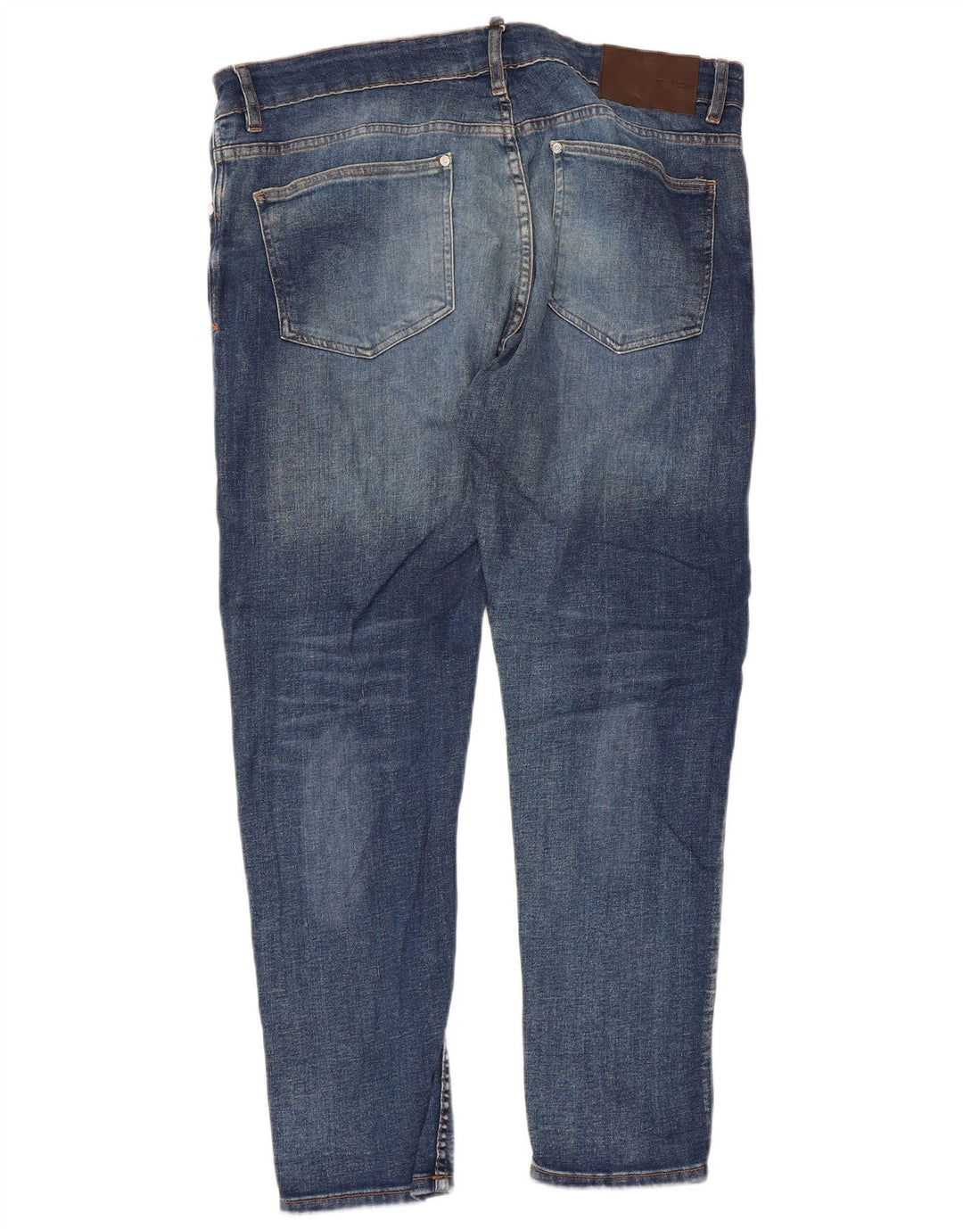 Zara Herre Slim Jeans EU 44 Large W34 L29 Blå Bomuld