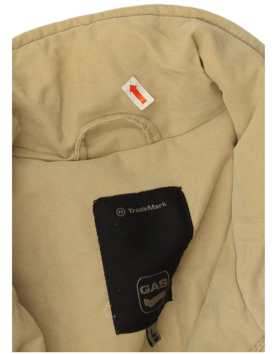 Gas Herre Utility Jacket UK 40 Large Beige Cotton