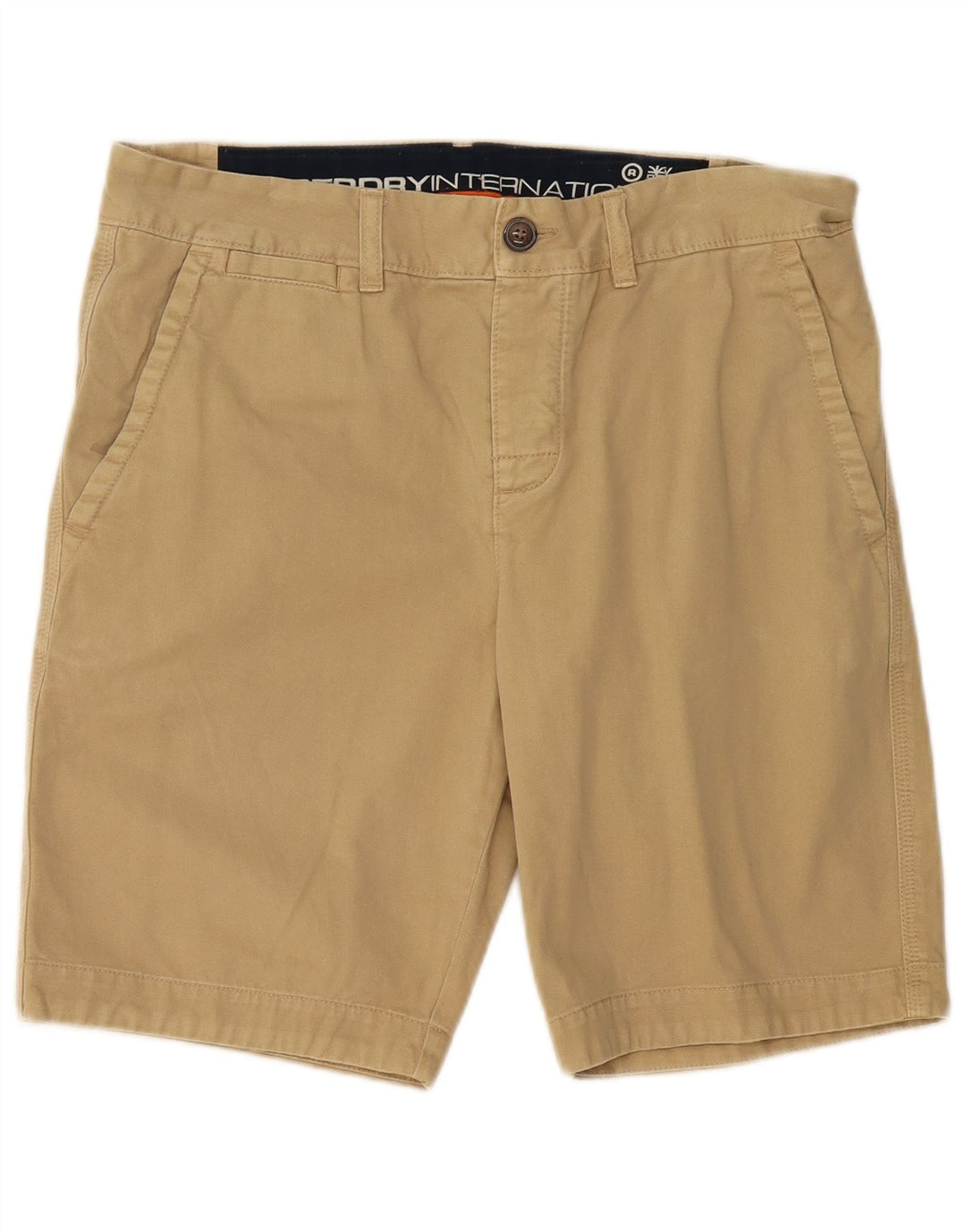Superdry Chino Shorts til mænd Medium W32 Beige Bomuld
