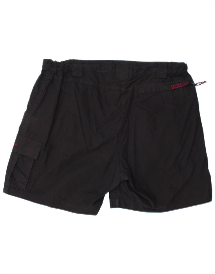 MOUNTAIN WAREHOUSE Dame Cargo Shorts UK 14 Large W32 Black Polyester