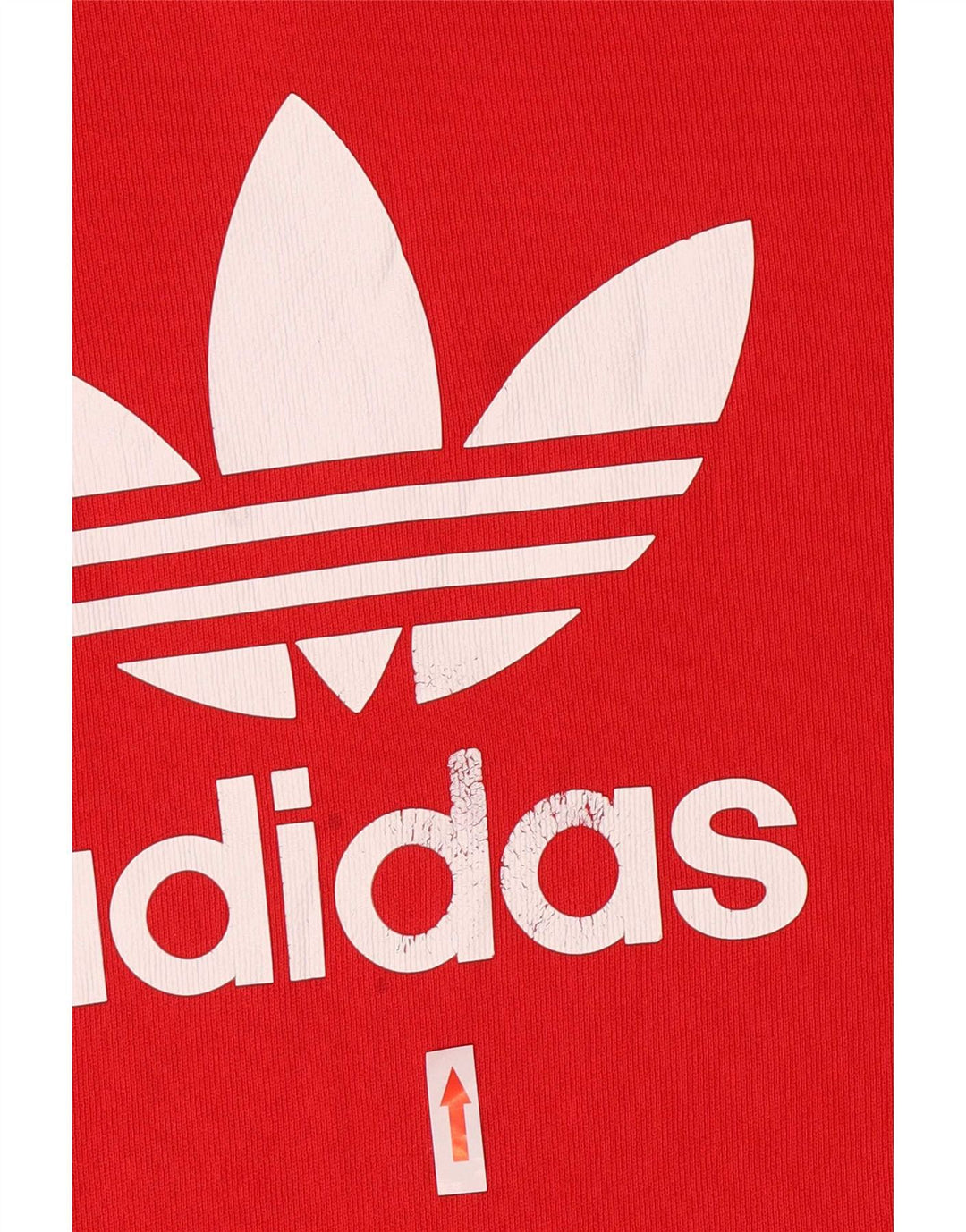 Adidas grafisk sweatshirt til mænd, lille rød bomuld
