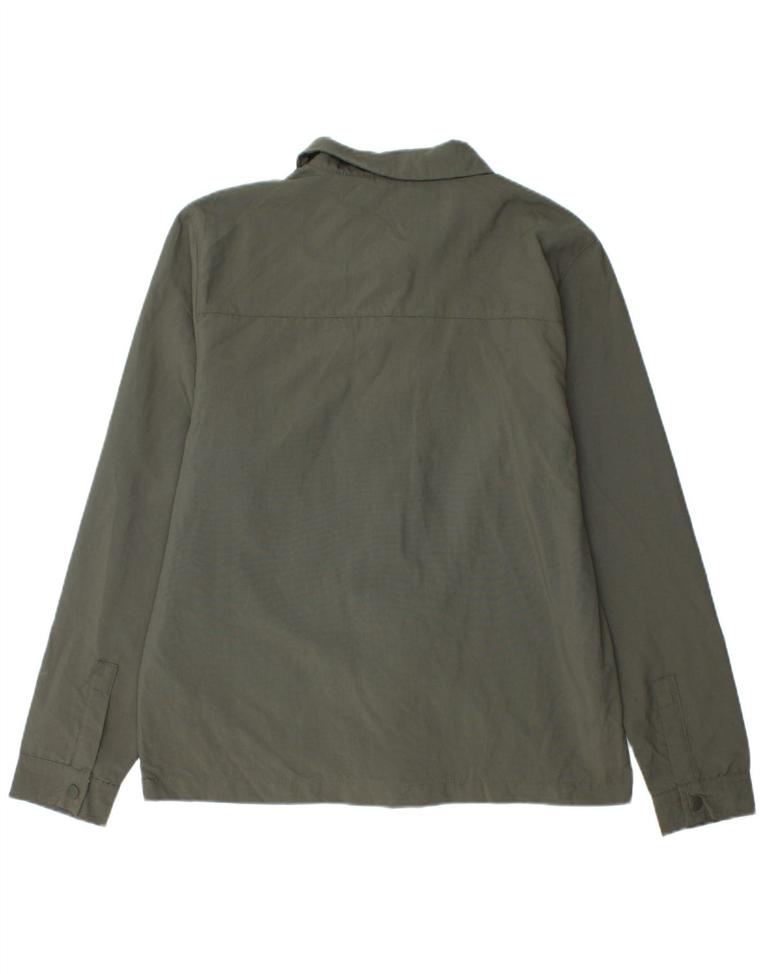 French Connection Herre Overshirt Shirt Medium Khaki Polyamid