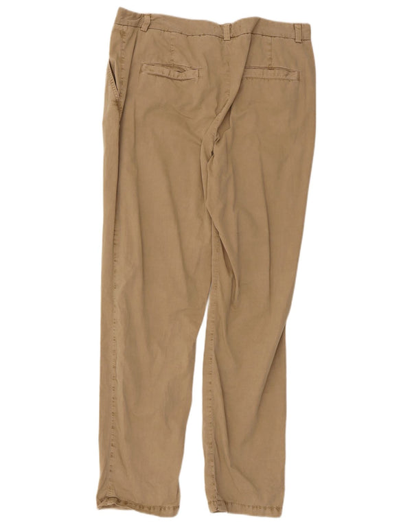 Marks & Spencer Lige Chinobukser til kvinder UK 14 Large W32 L29 Beige