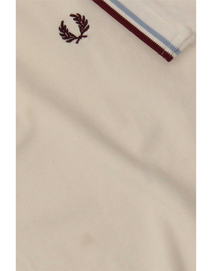 Fred Perry Herre poloshirt Stor hvid bomuld
