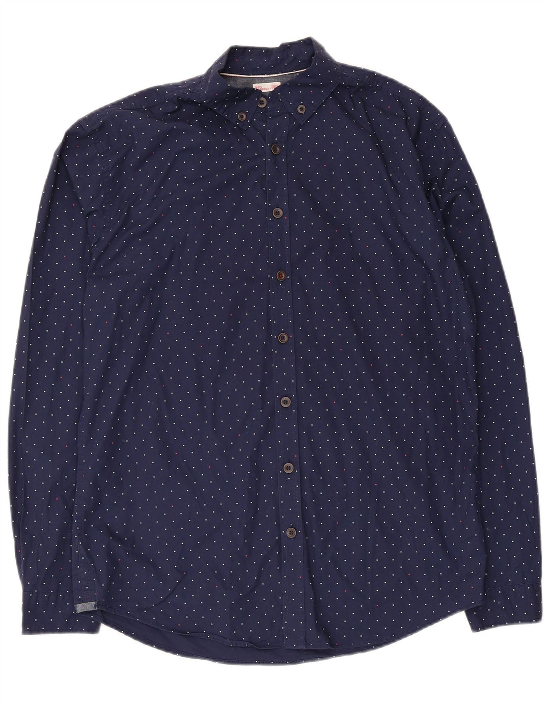 Joules Herre Classic Fit skjorte Medium Navy Blue Spotted
