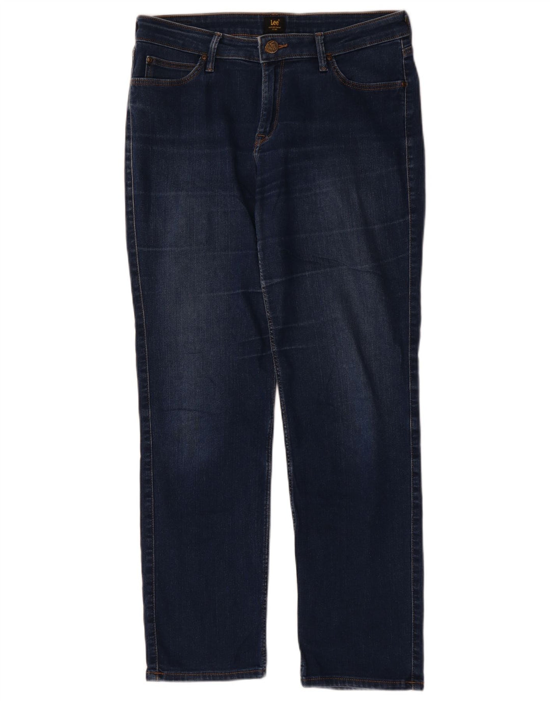 Lee Dame Marion Straight Jeans W31 L28 Blå Bomuld