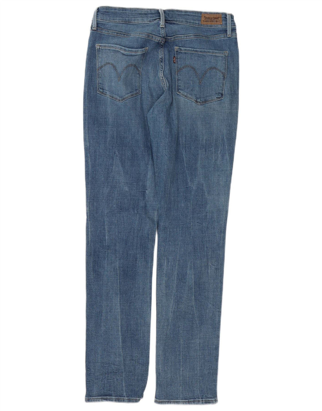 Levi's Dame Distressed Skinny Jeans US 8 Medium W29 L32 Blue Cotton
