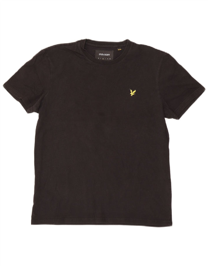 Lyle & Scott Herre T-Shirt Top Medium Sort Bomuld