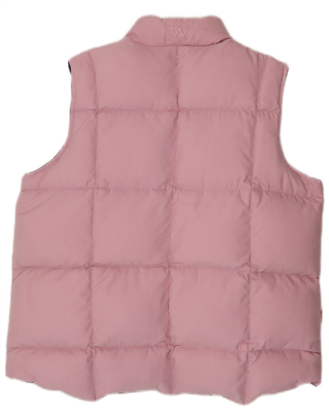 CREW CLOTHING Womens Vendbar polstret Gilet UK 16 Large Pink Polyester