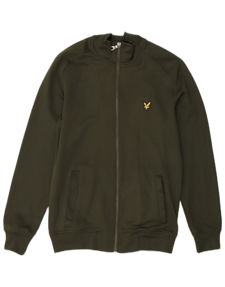 LYLE & SCOTT Træningsdragt topjakke til kvinder UK 6 XS Khaki Polyester
