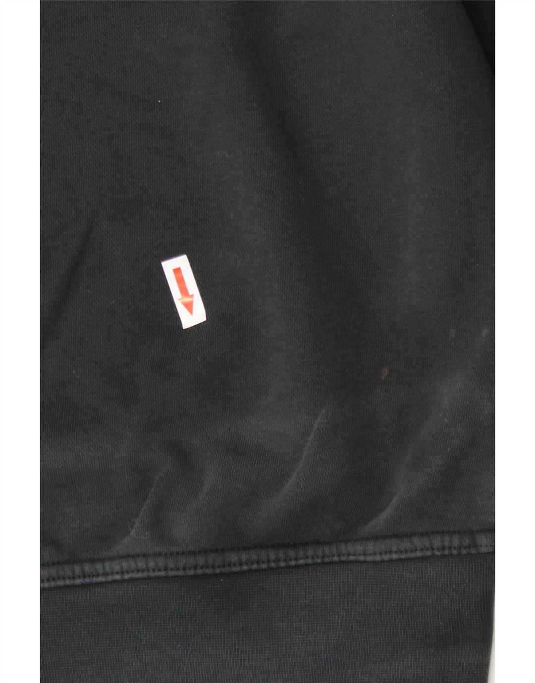 Nike Graphic Hoodie Jumper UK 14 Medium Sort Bomuld