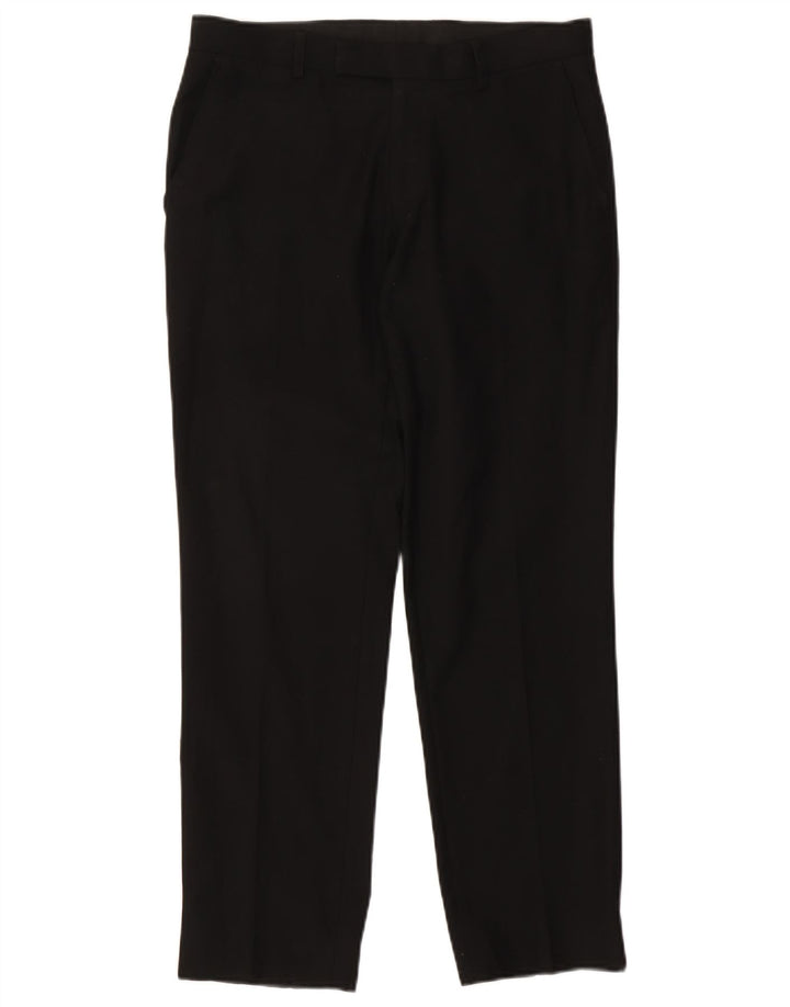 Marks & Spencer Straight Suit Bukser til mænd W32 L29 Sort