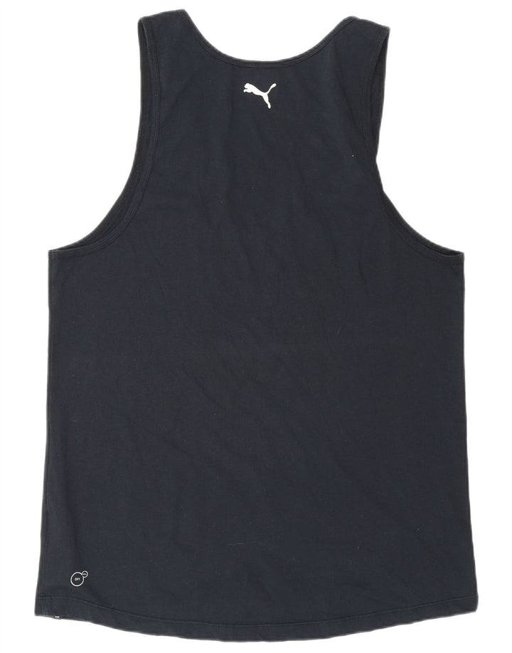 PUMA Herre Grafisk Vest Top Stor Sort
