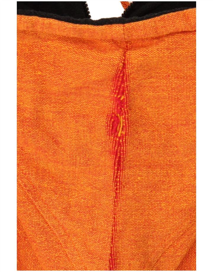 Coline Dame Hooded Bomber Jacket UK 12 Medium Orange Bomuld