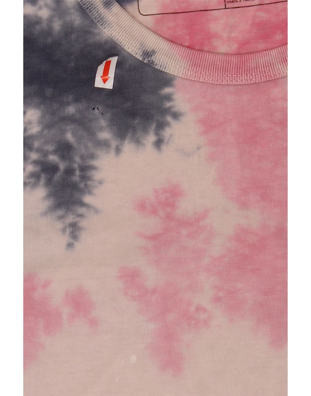 VANS Herre T-Shirt Top XL Pink Tie Dye Bomuld