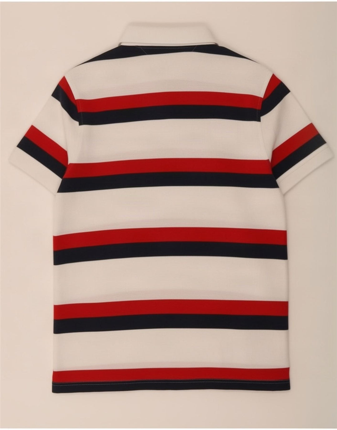Tommy Hilfiger Herre Polo Shirt Lille Hvid Stribet