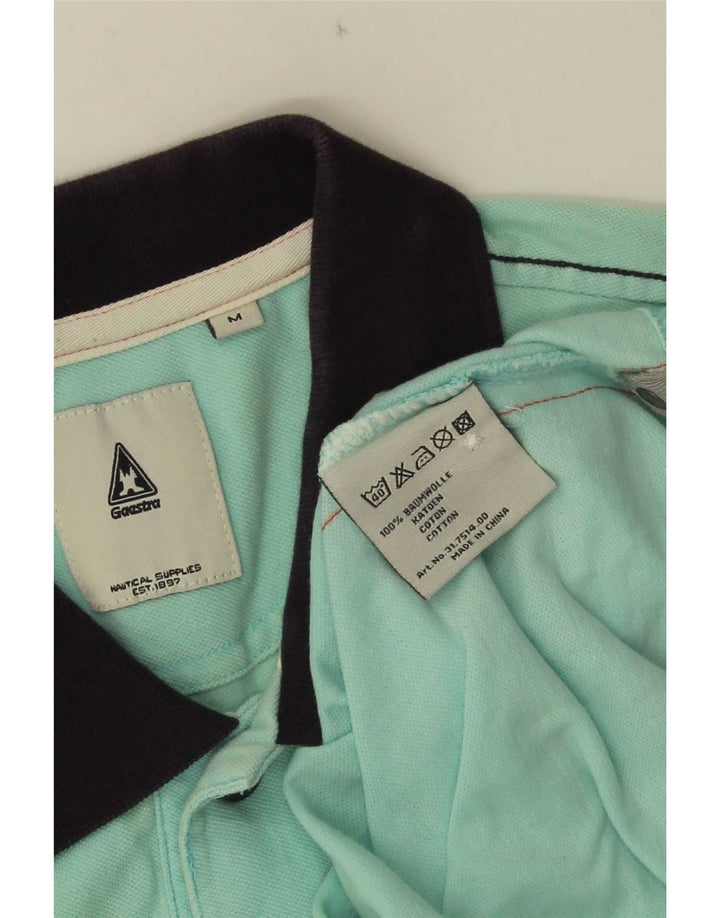 Gaastra Herre grafisk poloshirt Medium Blue Colourblock Bomuld