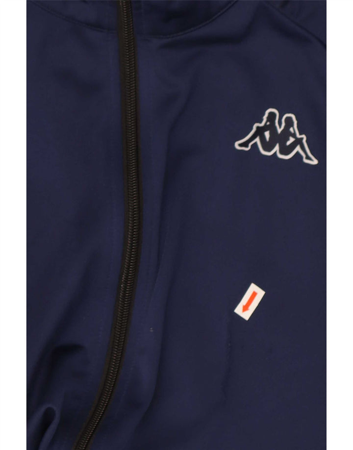 Kappa Herre grafisk træningsdragt Topjakke Medium Navy Blue Colourblock
