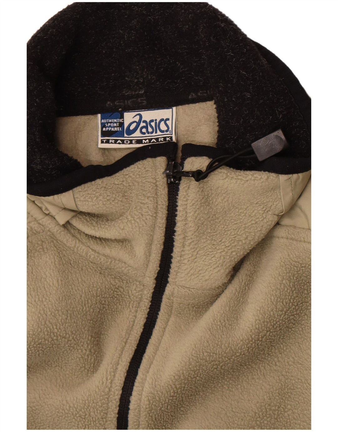 Asics Fleecejakke til mænd UK 44 2XL Khaki Colourblock