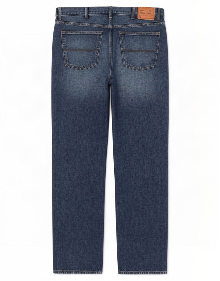 Tommy Hilfiger Herre Straight Jeans W38 L32 Blå Bomuld