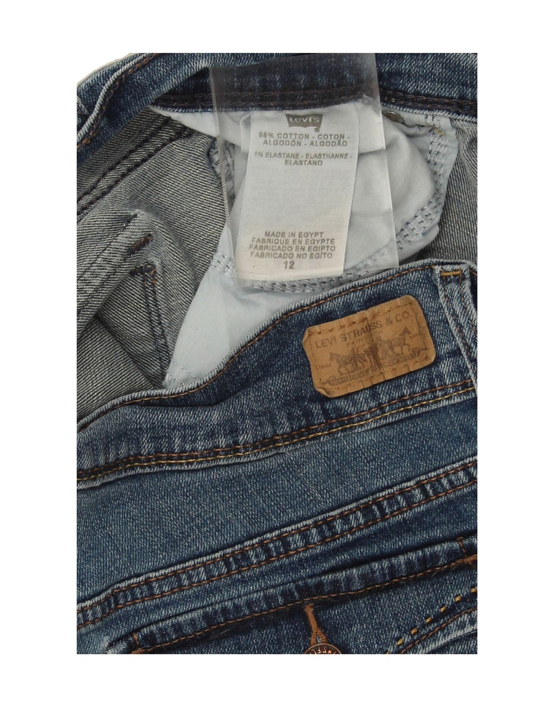 LEVI'S Womens Denim Shorts US 12 Large W32  Blue Cotton Vintage Levi's and Second-Hand Levi's from Messina Hembry 
