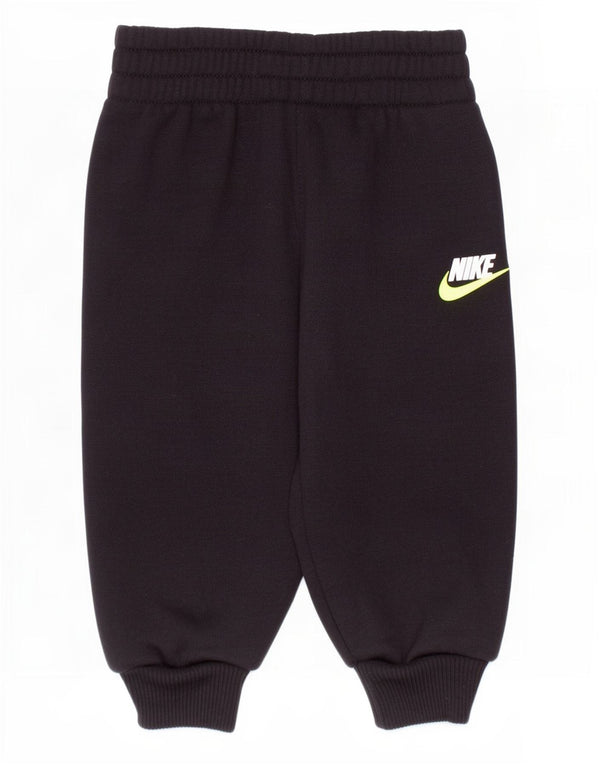 Nike Baby Boys Joggers træningsbukser 6-9 måneder Sort bomuld
