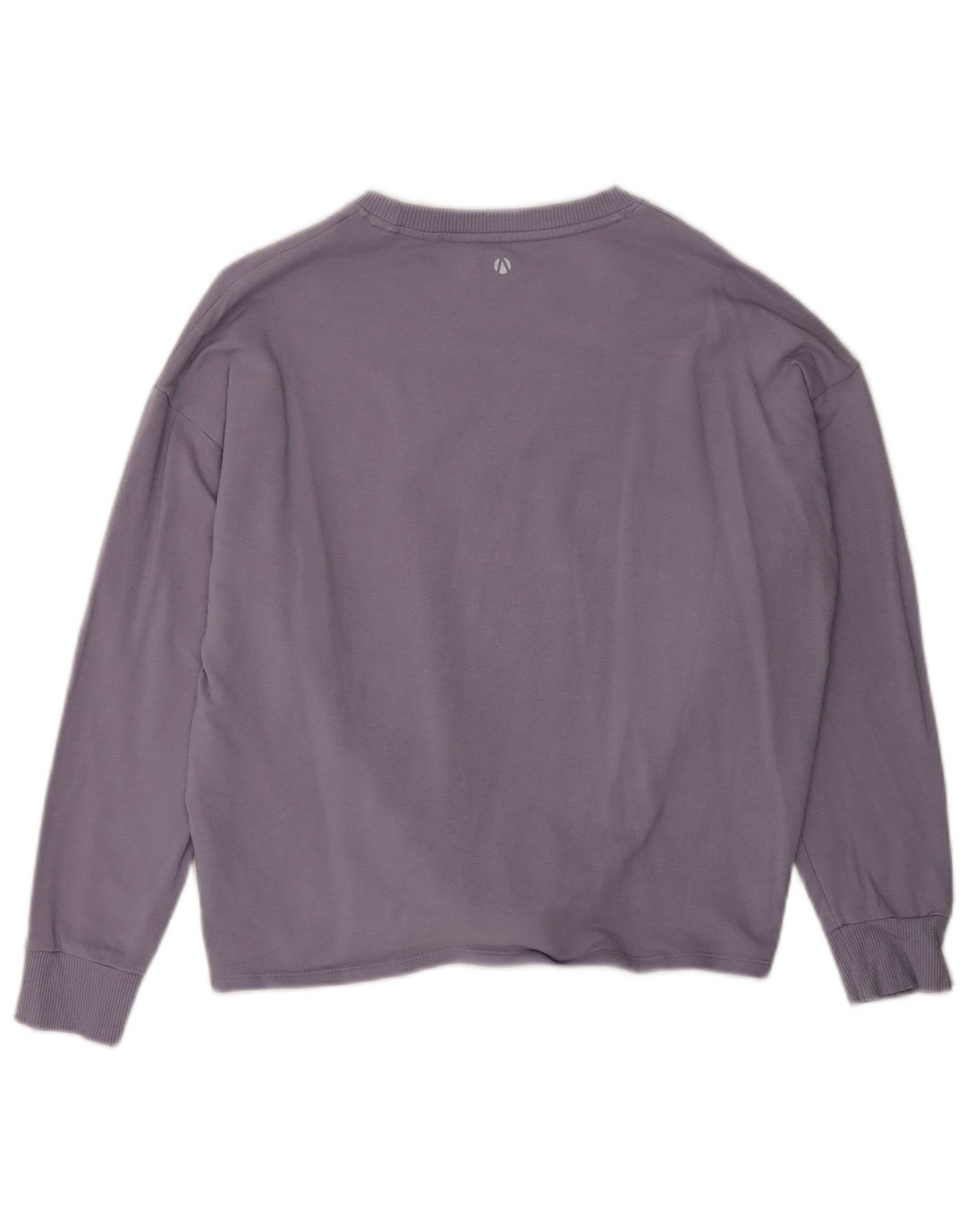 Marks & Spencer Dame Sweatshirt Jumper UK 12 Medium Lilla Bomuld