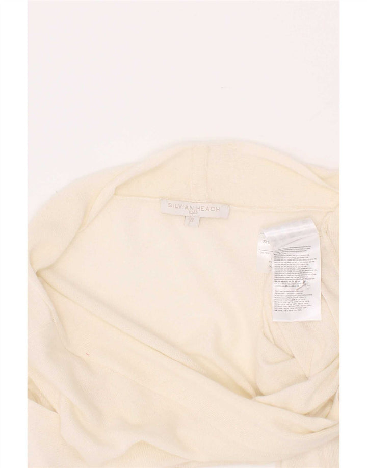 Silvian Heach Dame Bolero Top UK 8 Small Off White Viscose