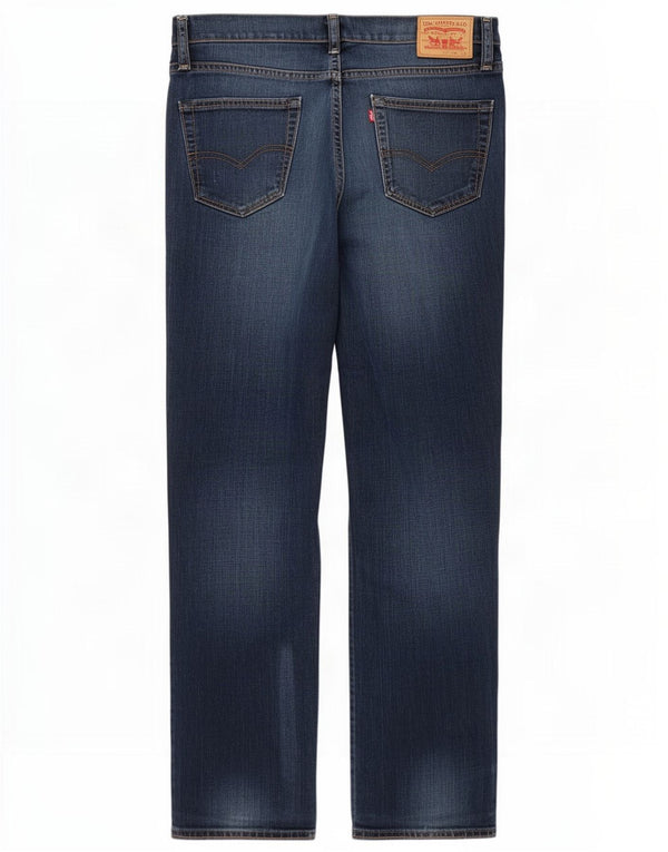 Levi's herre 519 lige jeans W34 L32 marineblå bomuld