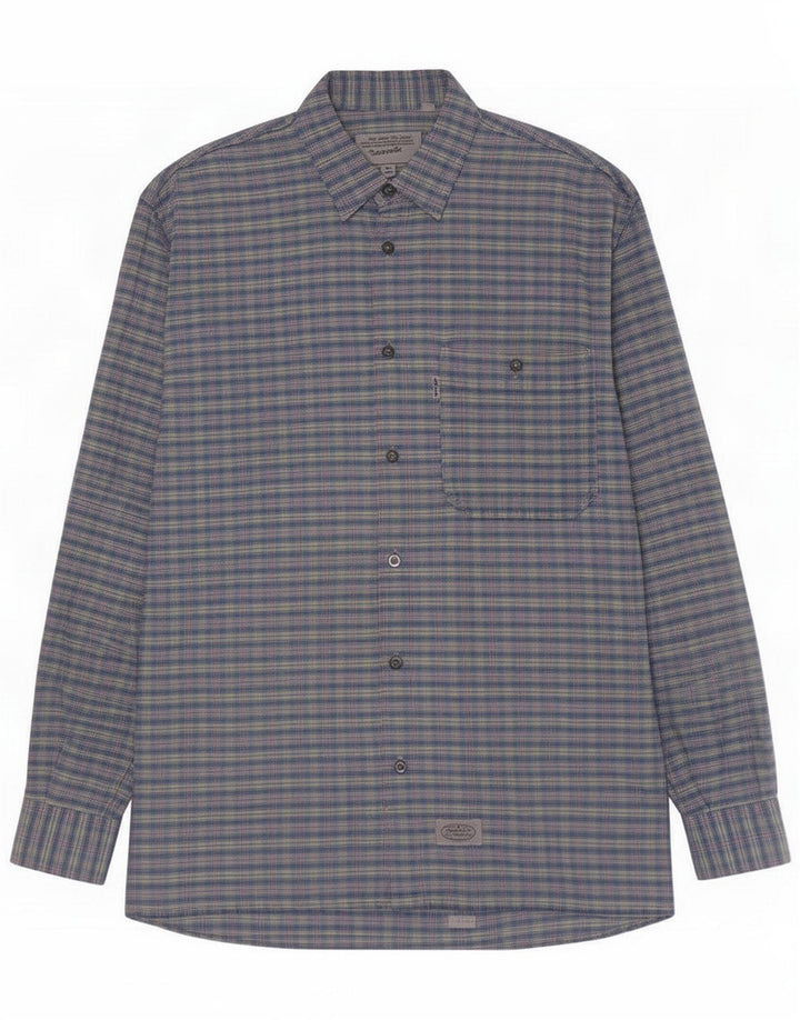 Levi's Herreskjorte Medium Blue Ternet Bomuld