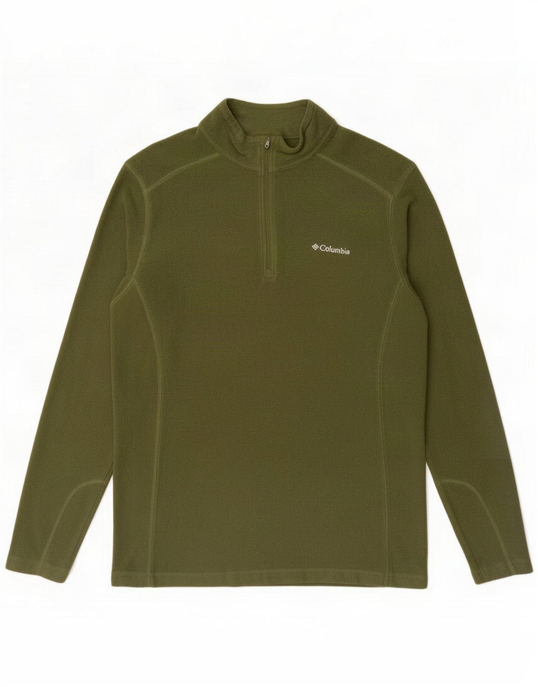 Columbia Fleecetrøje med lynlås til mænd Medium Grøn Polyester